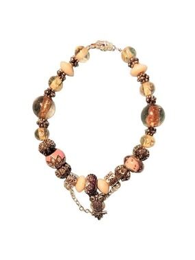 Hand Crafted Beaded Bracelet 8 1/2 Inch